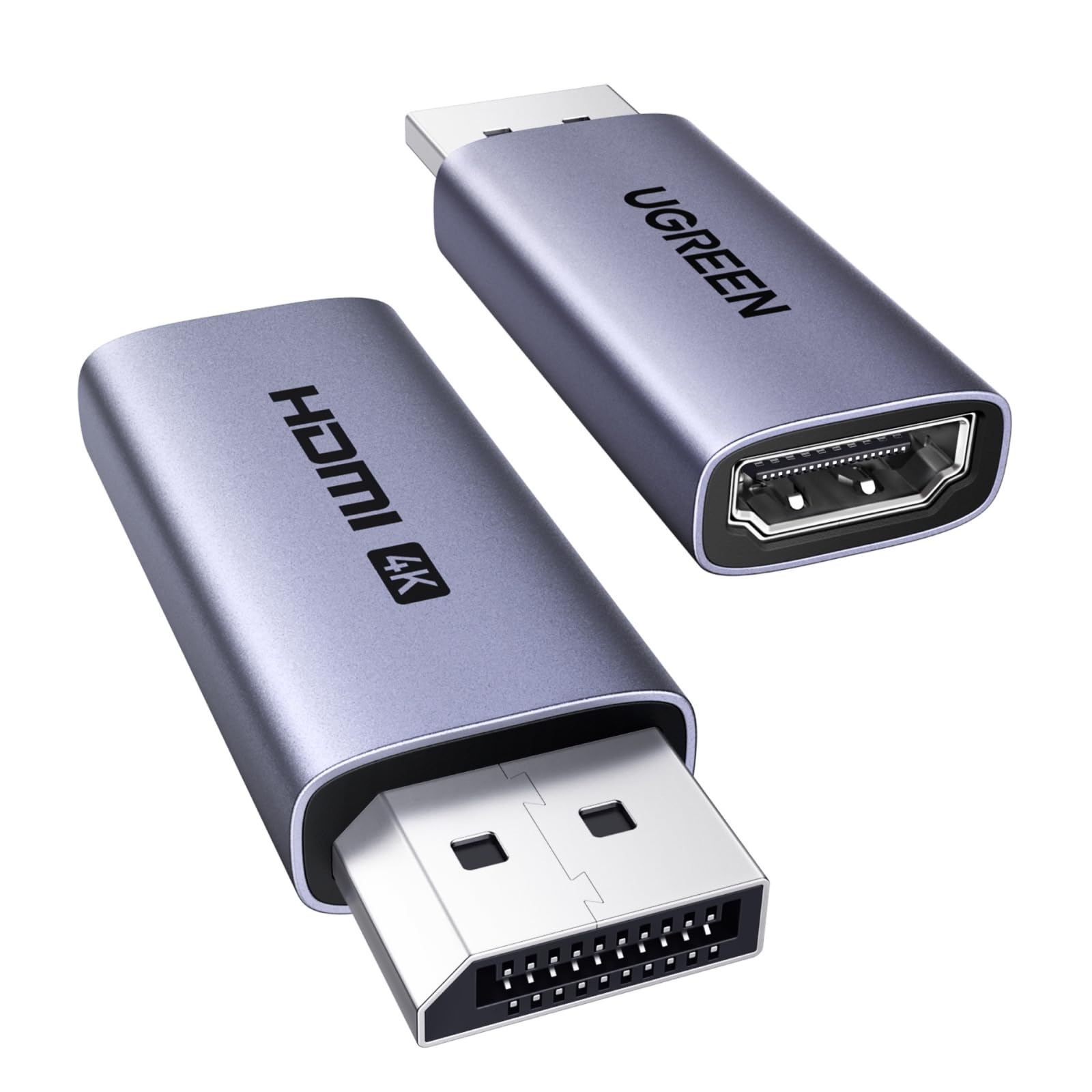 Amazon.co.jp: UGREEN 4K60Hz DisplayPort to HDMI 変*換アダプタ 2個